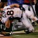 The author is tackled in a 2008 game.